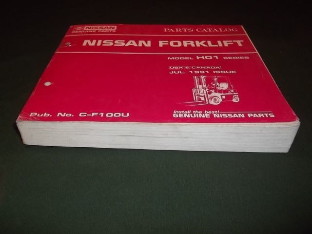 Nissan forklift parts catalog