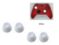 Lot of 4 Analog Thumbstick Joystick Replacement Xbox One Series X White