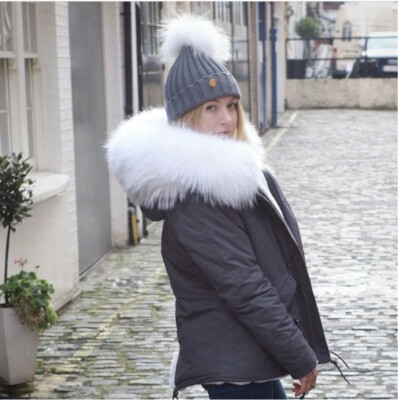Bobbi Parka Ladies Luxury Grey Parka 