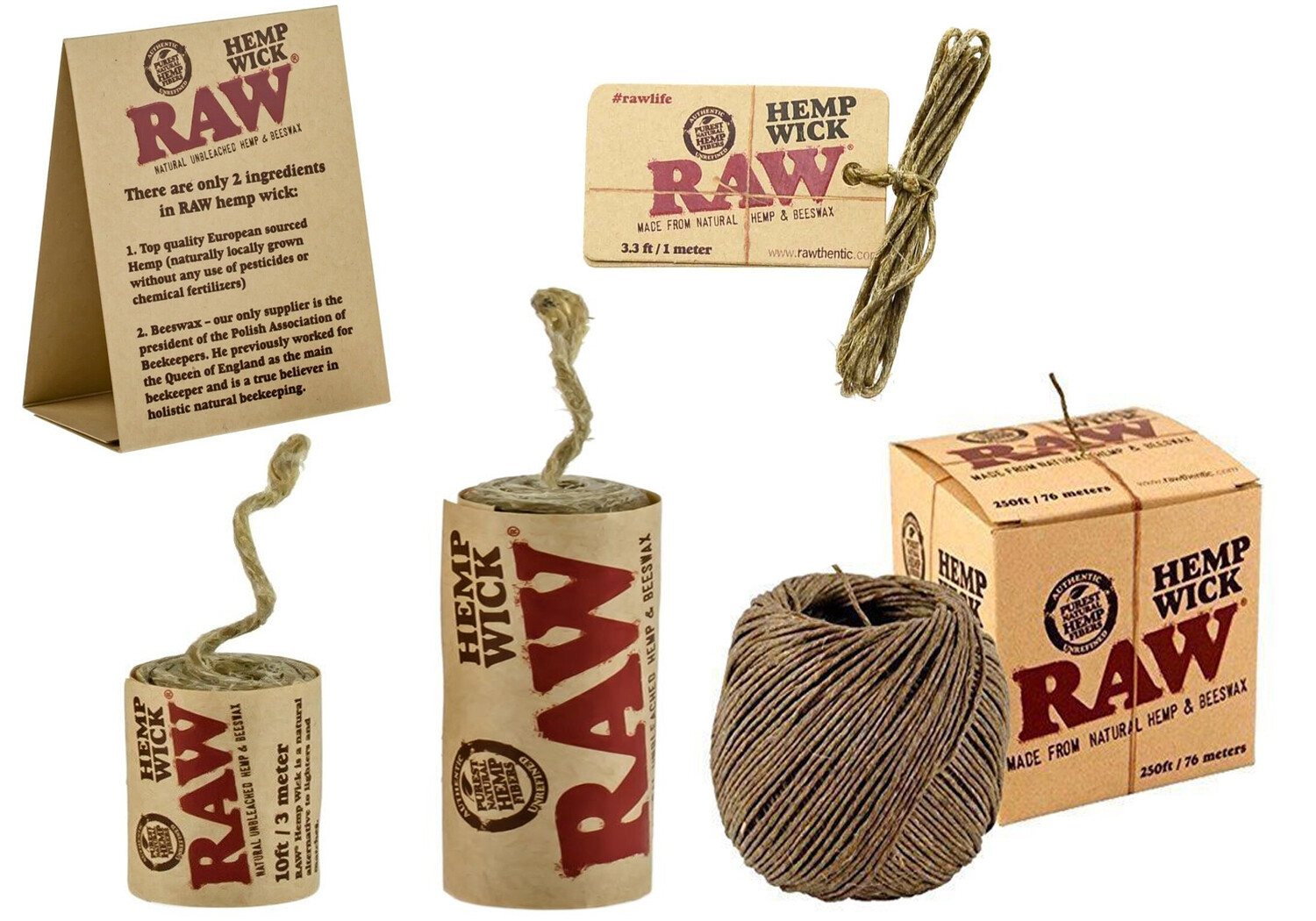 RAW HempWick 67 meters