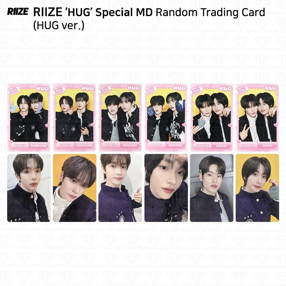 RIIZE 'HUG' Special MD Random Trading Card HUG Ver Selfie RIIZE 'HUG' Special MD Random Trading Card HUG Ver Selfie