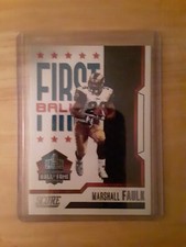 Marshall Faulk 2023 Score *First Ballot* Insert Card Los Angeles Rams