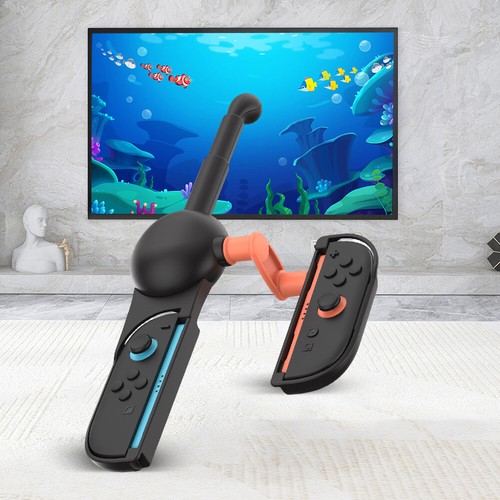 Fishing Rod for Nintendo for Switch 2 Joy-Con Fish Game Kit ABS Game Handle Grip