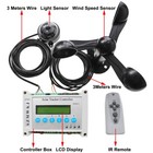 Solar Panel Tracking Tracker LCD Dual Axis Controller W/ Anemometer W/ IR Remote — photo 2