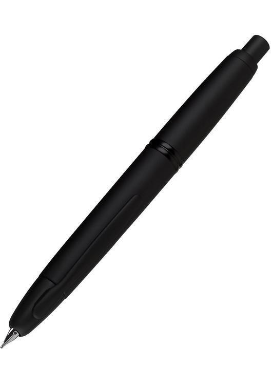 Pilot Vanishing Point Fountain Pen in Matte Black - 18K Gold Stub Nib NEW P60594