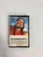 Willie Nelson, Greatest Hits Audio Cassette Tape, 1981 Black Cart Country Folk