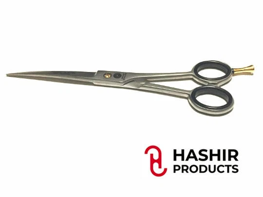 CURVED GERMAN Barber Hair Cutting Scissors Shears 7.5" + FREE TWEEZERS NEW - Image 3 of 4