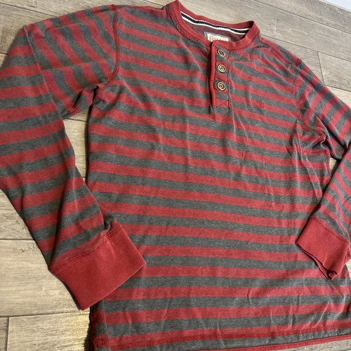 Fat Face Men’s Jumper Size M Red And Grey Striped Pullover - Picture 3 of 13