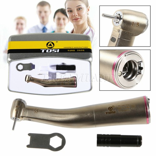 Fibre Optique Dentaire LED 1:5 Contre Angle Increasing Pièce à Main Fit - Foto 6