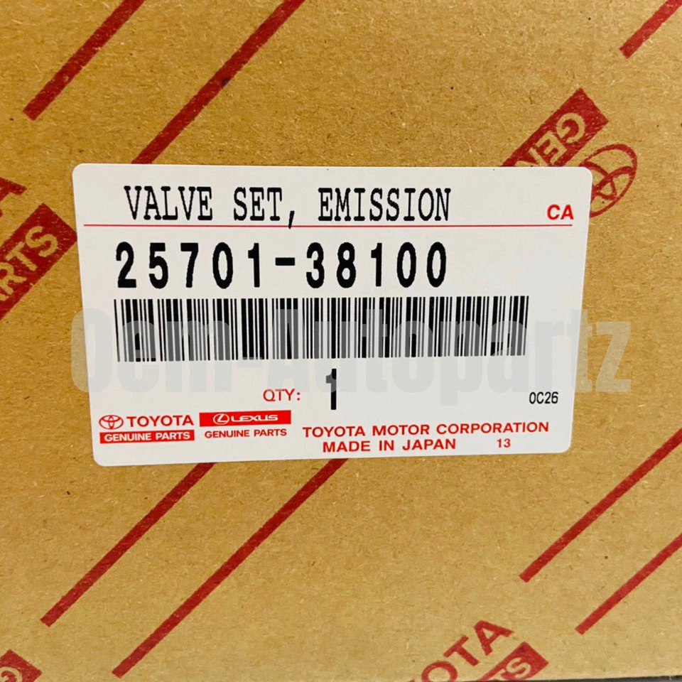 2570138100 Toyota Lexus GX460 Sequoia Tundra 4.6L Válvula de control de emisiones Rh OEM Foto 3 de 3