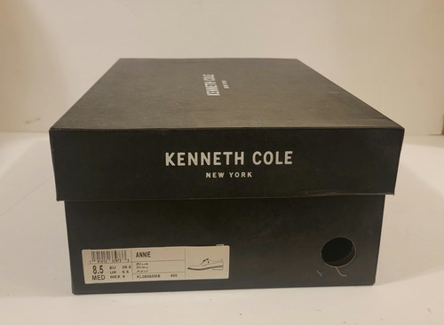 Kenneth Cole Nueva York Cúpula Lyra Plata Mulas/Diapositivas Metálicas Talla 11 - Imagen 7 de 7