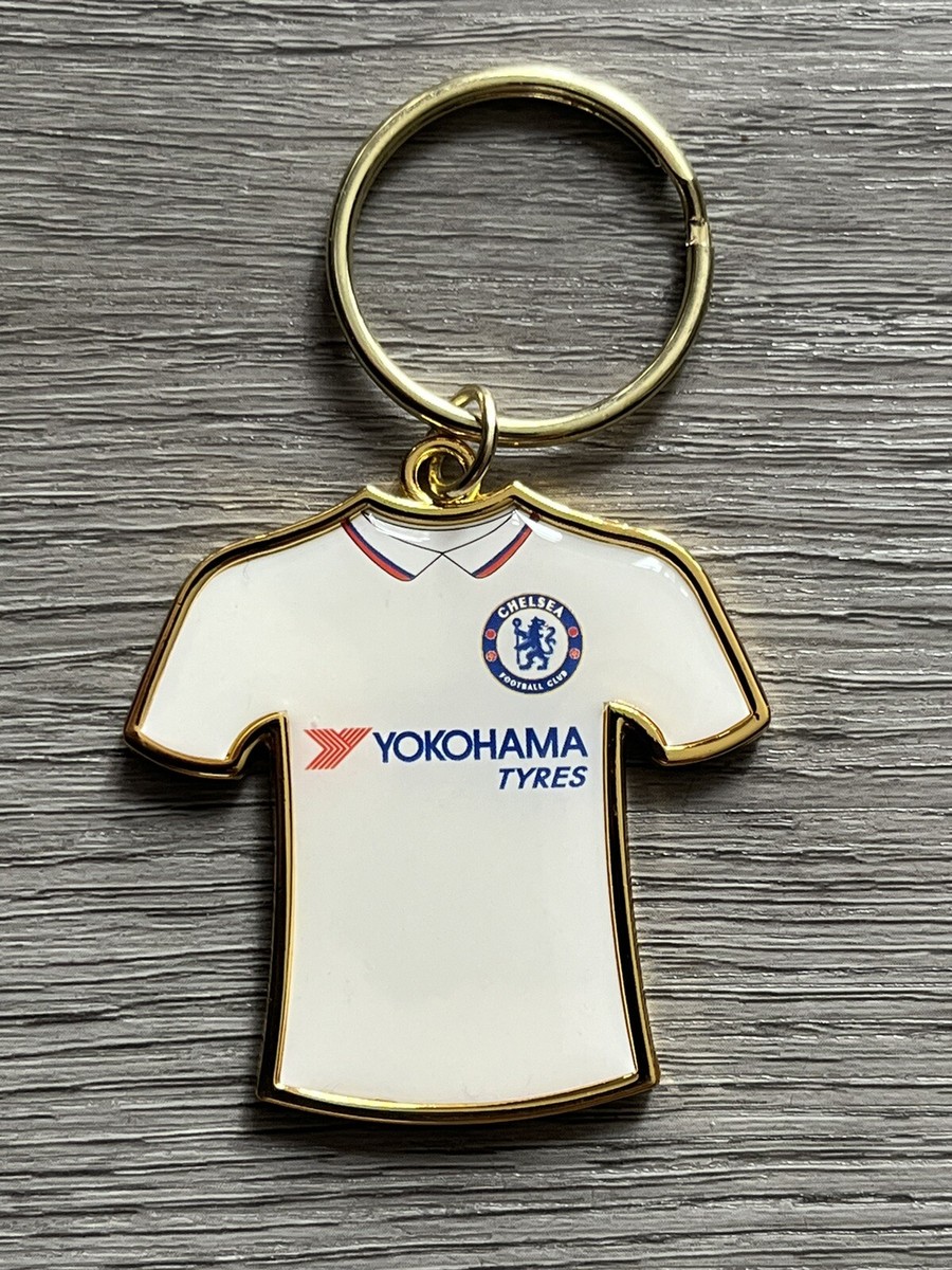 Chelsea Football Club 2017 2018 Away Shirt Metal Keyring New