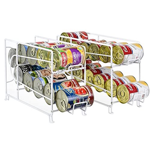 2 Stück Stapelbar Soda Dose Organizer Metall Dosenspender Gestelle für Küche Speisekammer - Bild 5 von 6