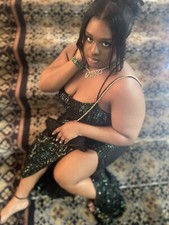 Sparkly Green And Black ball gown