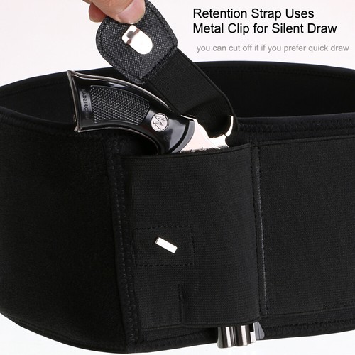 Concealed Carry Belly Band Holster Gun Holster for Taurus G2C S&W 9mm Ruger LCP - Picture 3 of 9