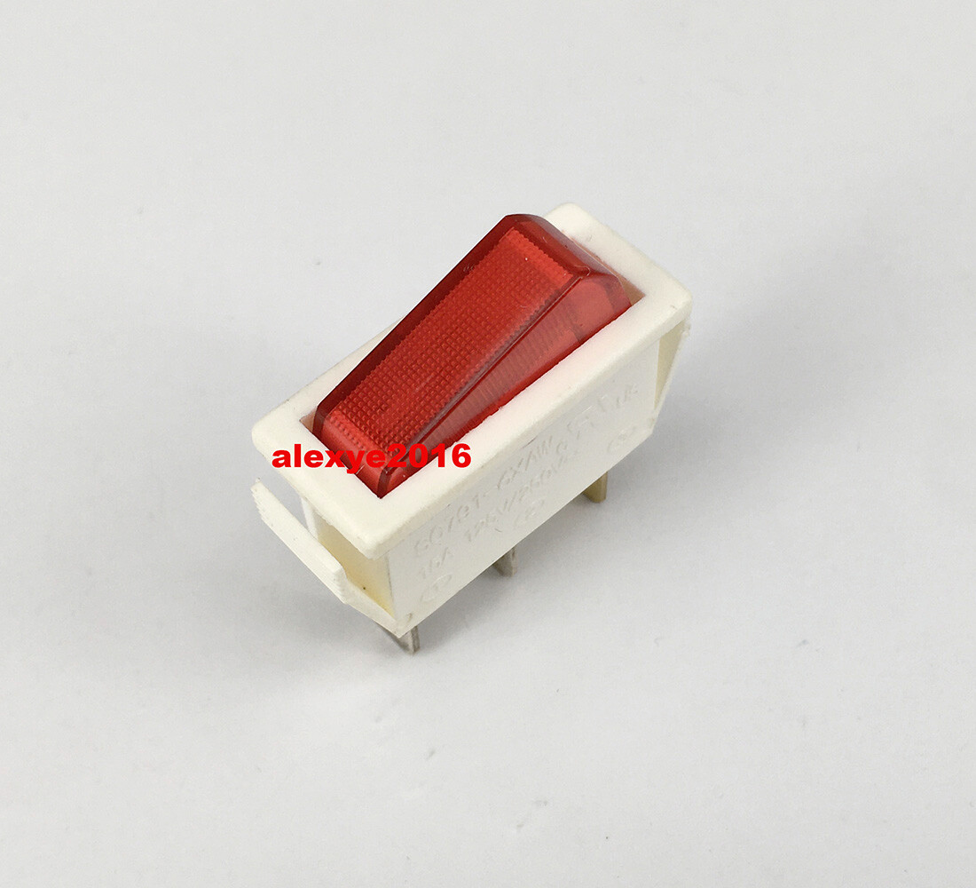 BAOKEZHEN SC791-6XAW Rocker Switch 15A 125/250V AC 3 Pins 2