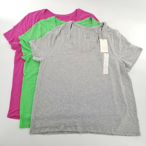 VENTA DE LIQUIDACIÓN OBJETIVO Nueva Camisa Para Mujer Brezo Manga Corta Cuello Redondo Una Nueva DA - Imagen 68 de 68