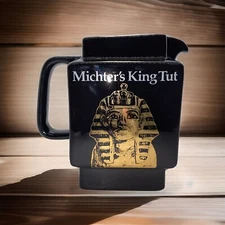 Vintage Michter’s King Tut Whiskey Jug House Ceramic Water Pitcher 1,200 Made