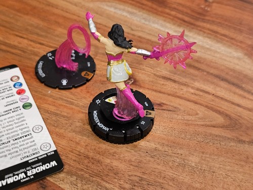 MM02 HEROCLIX Wonder Woman 80th 074 WONDER WOMAN & s012 LASSO no card on lasso - Picture 4 of 15