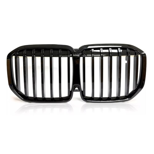 Painted Black Fit For BMW X7 G07 LCI SUV P Type Front Grille Single Slats M 60 - Picture 2 of 4