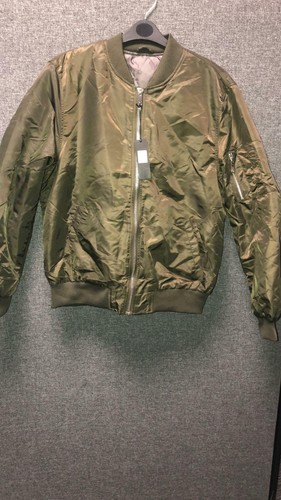 River Island Dark Green Padded MA1 