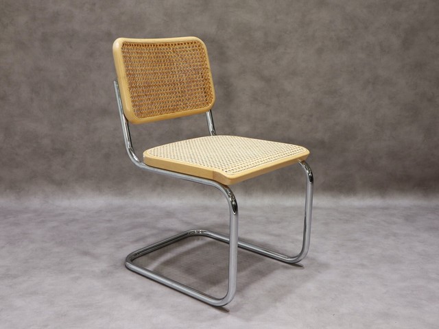 1x Thonet S32 Freischwinger Wiener Geflecht Designerstuhl Vintage 1x Thonet S32 Freischwinger Wiener Geflecht Designerstuhl Vintage