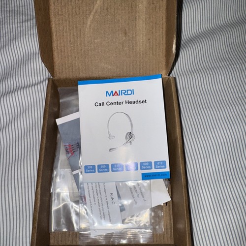 Mairdi MRD-308S Noise Cancellation Headset Black Headband Headset - Zdjęcie 5 z 5