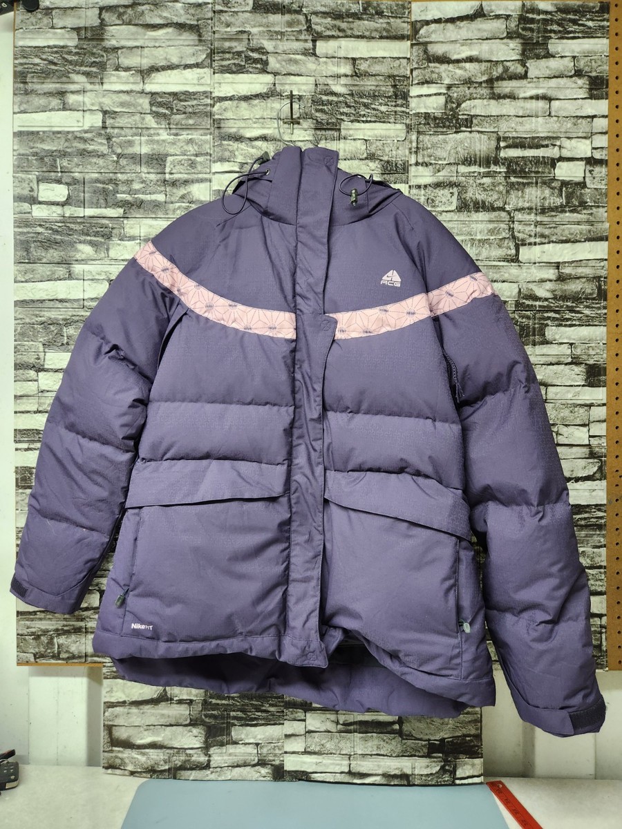 Nike ACG Down Puffer SKi Jacket Womens XXL Purple Snowboard | eBay