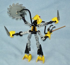 Lego Hero Factory 6229  XT4 - Complete Bionicle Figure with All Weapons + Manual