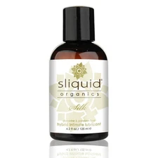 Sliquid Organics Silk - Aloe & Silicone Hybrid Lube | 4.2oz Bottle