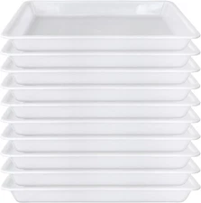 10 Pack Plastic Art Trays,Activity Crafts Tray,Organizer Tray,Serving Tray for H