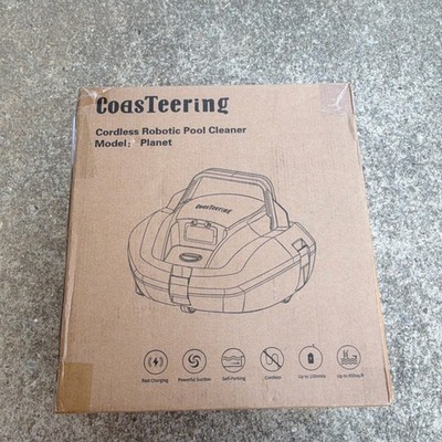 CoasTeering Planet Cordless Robotic Pool Cleaner, Powerful Suction, Fast Chargi 