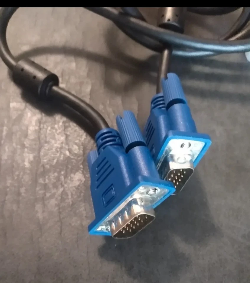 CAVO DA VGA MASCHIO A HDMI MASCHIO ADATTATORE CONVERTITORE AUDIO VIDEO USB PC TV - Immagine 2 di 2