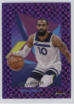2024-25 Topps Finest Common Purple X-Fractor 99/150 Mike Conley #59 1p0e