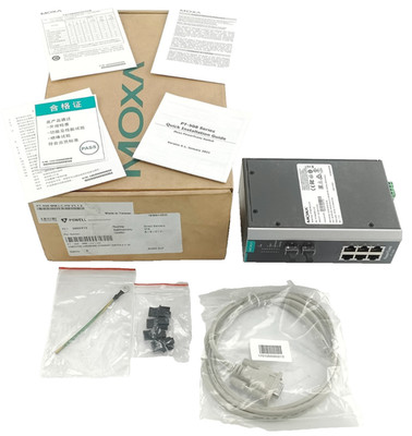 NEW MOXA PT-508-MM-LC-HV PowerTrans PT-508 ETHERNET SWITCH, 8 PORT