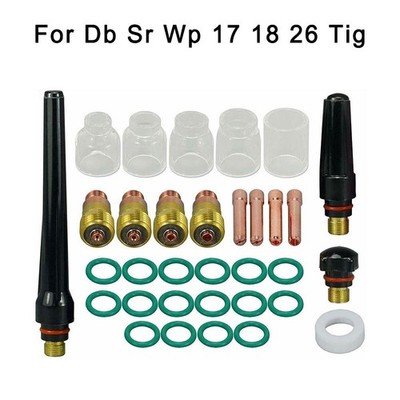 TIG Stumpy Gasobjektiv Kollettfassungssatz für DB SR WP 17 18 26 Tig Torche
