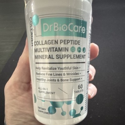 DrBioCare Collagen Peptide Multivitamin Mineral w/ Probiotics 60 Tablets