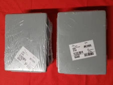 nVent Hoffman A806CH Junction JIC Box, Hinged Door, Gray Steel 8 X 6 X3.5" (NEW)