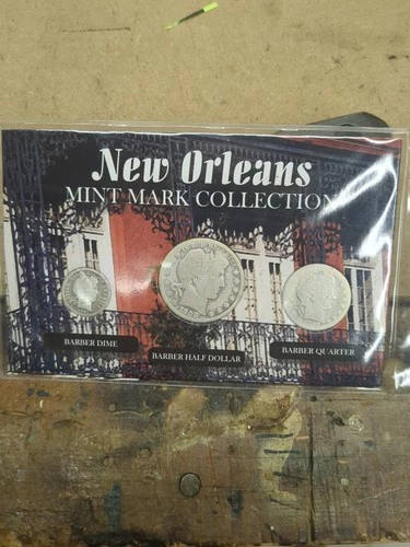 90% Silver Coin lot 1908 Half 1897 Quarter 1906 Dime 85 Cents Face Value Coins