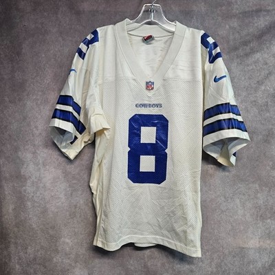 Vintage 90s Nike Authentic NFL Dallas Cowboys Troy Aikman 8 Jersey