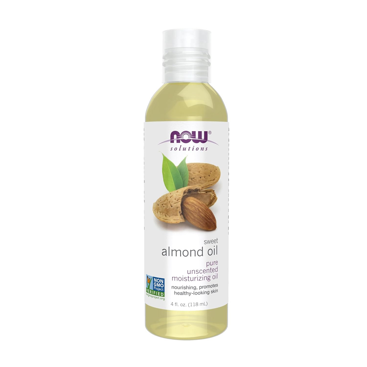 Solutions, Sweet Almond Oil, 100% Pure Moisturizing Oil, Promotes Healthy-Lookin