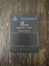 PlayStation 2 PS2 Black 8MB Memory Card SCPH-10020