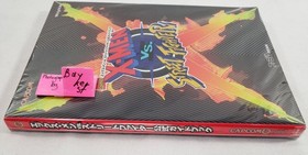 Official X-Men vs Street Fighter SEGA Saturn Strategy Guide Book art 1998 xmen