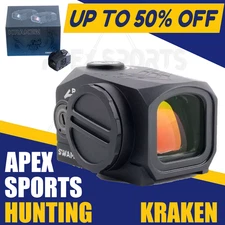 Swampfox Kraken 3MOA Closed Emitter Red/Green Dot Sight RMR and MOS For Tactical