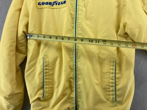 Vintage Goodyear Yellow Racing Jacket Adult Small 70s - Picture 9 of 20