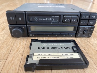 Mercedes Special Autoradio Becker BE2210 mit Code guter Zustand getestet