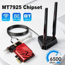 PCI-E Card BT 5.4 WIFI 7 FV-BE6500 Pcie Wifi card Tri-Band Wireless Adapter