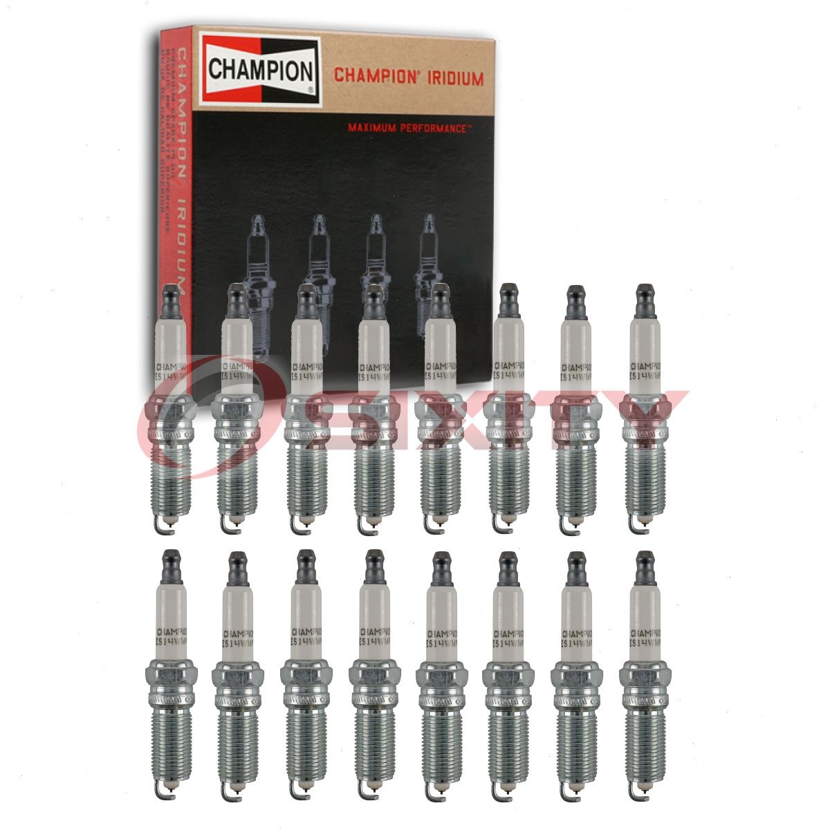 16 pc Champion Iridium Spark Plugs for 2005-2010 Chrysler 300 6.1L V8 uy