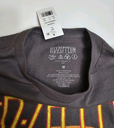Led Zeppelin T-shirt Classic Rock Plant Paige Bonham Tee Men's Black New Size M - Bild 3 von 4