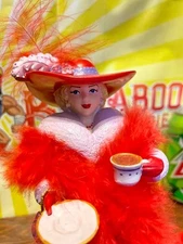 Danbury Mint Red Hat Society "Live Life With Hattitude" Figurine/ Figure